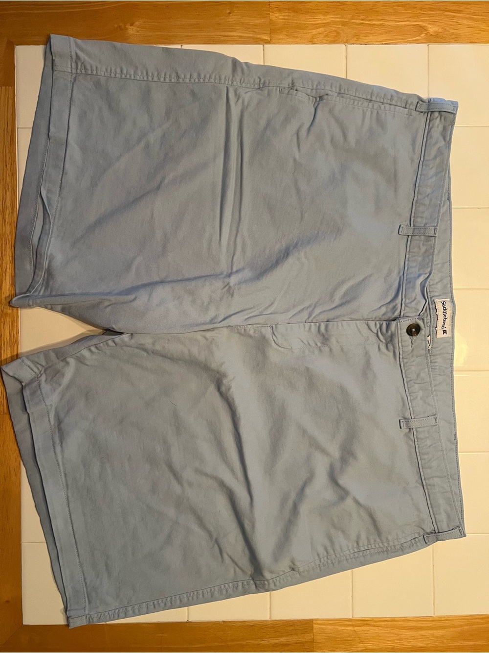 Saddlebred Light Blue Men's Cotton Shorts - Classic Summer Staple, size 46